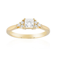 Gouden ring met een Diamant SI1 (G)