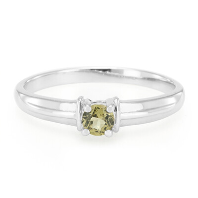 Zilveren ring met een koper toermalijn