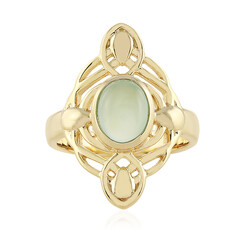 Zilveren ring met een Aqua Chalcedoon