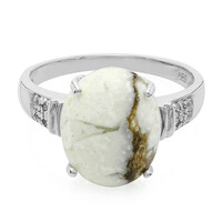 Zilveren ring met een Magnesiet