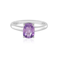 Zilveren ring met een amethist