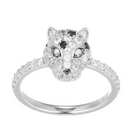 Zilveren ring met peridoots (Adela Silber)