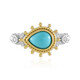 Zilveren ring met een Sleeping Beauty Turkoois (Dallas Prince Designs)
