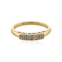 Zilveren ring met I1 (I) Diamanten
