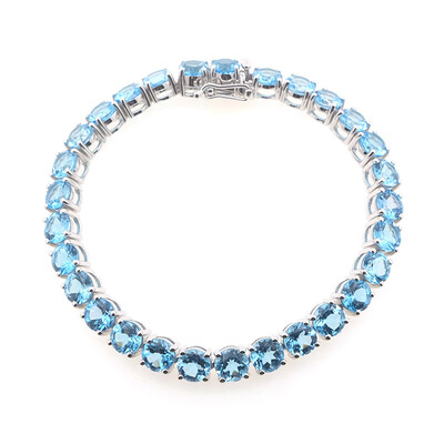 Zilveren armband met Marambaia-topaasstenen