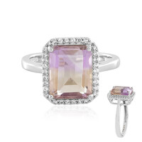 Zilveren ring met een Anahi Ametrien
