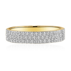Gouden ring met Diamanten SI1 (G)