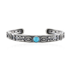 Zilveren armband met een Sleeping Beauty Turkoois (Desert Chic)