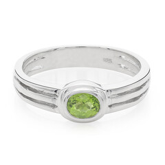 Zilveren ring met een Paraiba toermalijn