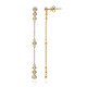 Gouden oorbellen met SI2 (H) Diamanten (CIRARI)