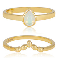Zilveren ring met een Welo-opaal
