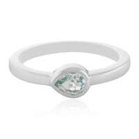 Zilveren ring met een hemel-blauwe topaas