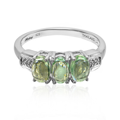 Zilveren ring met Paraiba toermalijnen