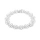 Zilveren armband met witte topaasstenen