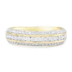 Gouden ring met Diamanten SI1 (G)
