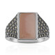 Zilveren ring met een parelmoer (Annette classic)