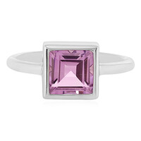 Zilveren ring met een lavendel amethist