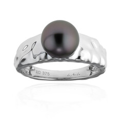 Gouden ring met een Tahiti parel (de Melo)