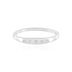 Zilveren ring met een I2 (I) Diamant