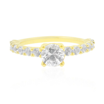 Gouden ring met een zirkoon (de Melo)