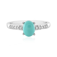 Zilveren ring met een turkoois