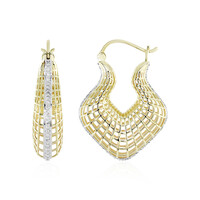 Gouden oorbellen met I1 (I) Diamanten (Ornaments by de Melo)