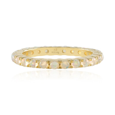 Zilveren ring met Welo-opalen