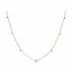 Gouden halsketting met SI1 (H) Diamanten
