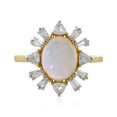 Gouden ring met een Australische opaal (Adela Gold)