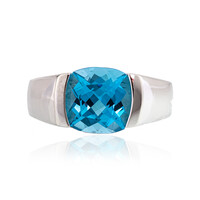 Zilveren ring met een Marambaia-topaas