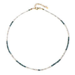 Zilveren halsketting met Fancy diamanten