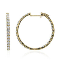 Gouden oorbellen met I1 (H) Diamanten (CIRARI)