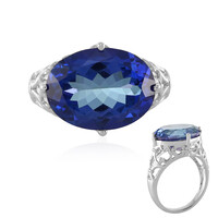Zilveren ring met een Koningsblauwe Topaas