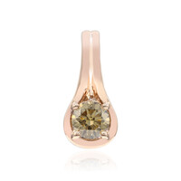 Gouden hanger met een VS1 Argyle-Rose de France-Diamant