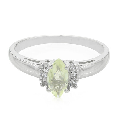 Zilveren ring met een Orthoklaas