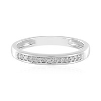 Zilveren ring met I2 (I) Diamanten