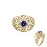 Gouden ring met een AAA tanzaniet (Ornaments by de Melo)