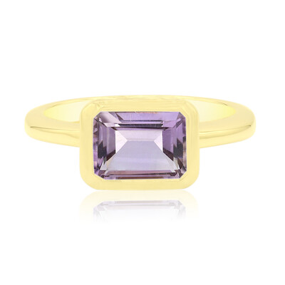 Zilveren ring met een lavendel amethist (MONOSONO COLLECTION)