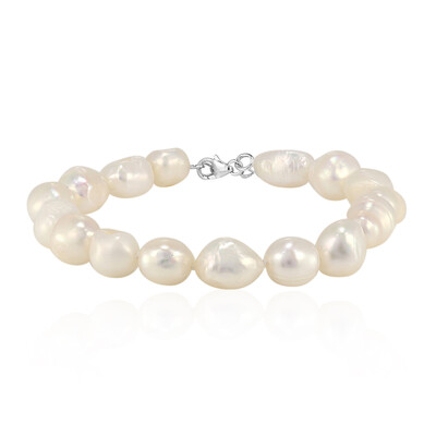 Zilveren armband met zoetwater kweekparels (TPC)