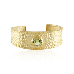 Messing armband met een Limoen Kwarts (Juwelo Style)
