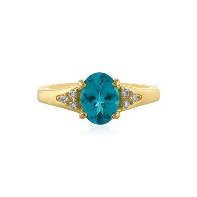 Zilveren ring met een Blauwe apatiet