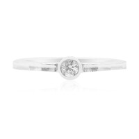 Zilveren ring met een zirkoon