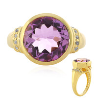 Zilveren ring met een lavendel amethist