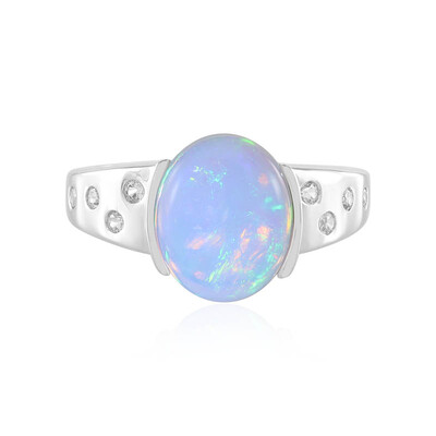 Zilveren ring met een Welo-opaal