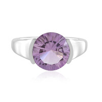 Zilveren ring met een amethist