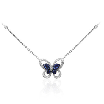 Gouden halsketting met blauwe saffieren (Estée Collection)
