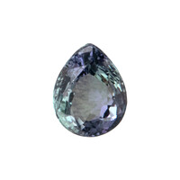 Edelsteen met een Onverhitte Tanzaniet 2,43 ct