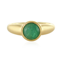 Zilveren ring met een Socoto smaragd