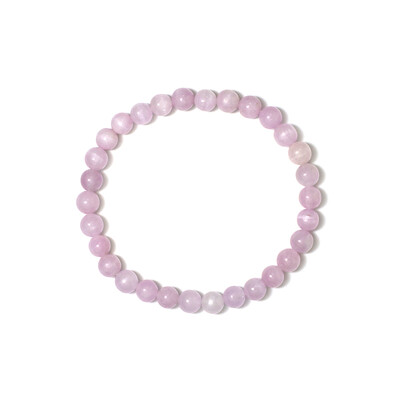 Armband met kunzietstenen