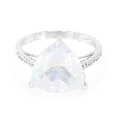 Zilveren ring met een eismaan kwarts